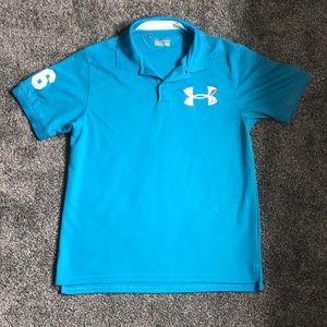 Men’s Medium Blue Under Armour Polo